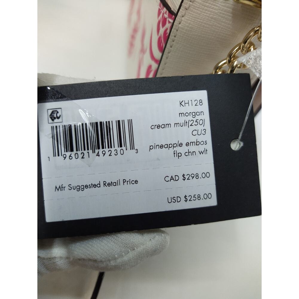 Kate Spade Morgan Cream Multicolor Leather Pineapples Crossbody Bag - NWT - Picture 4 of 16